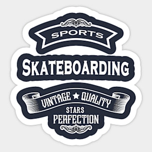 The Skateboarding Sticker